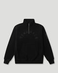 Generals Oversized Qtr Zip Jet Black